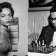 Eartha Kitt (left); Dizzy Gillespie (Ebony Collection)